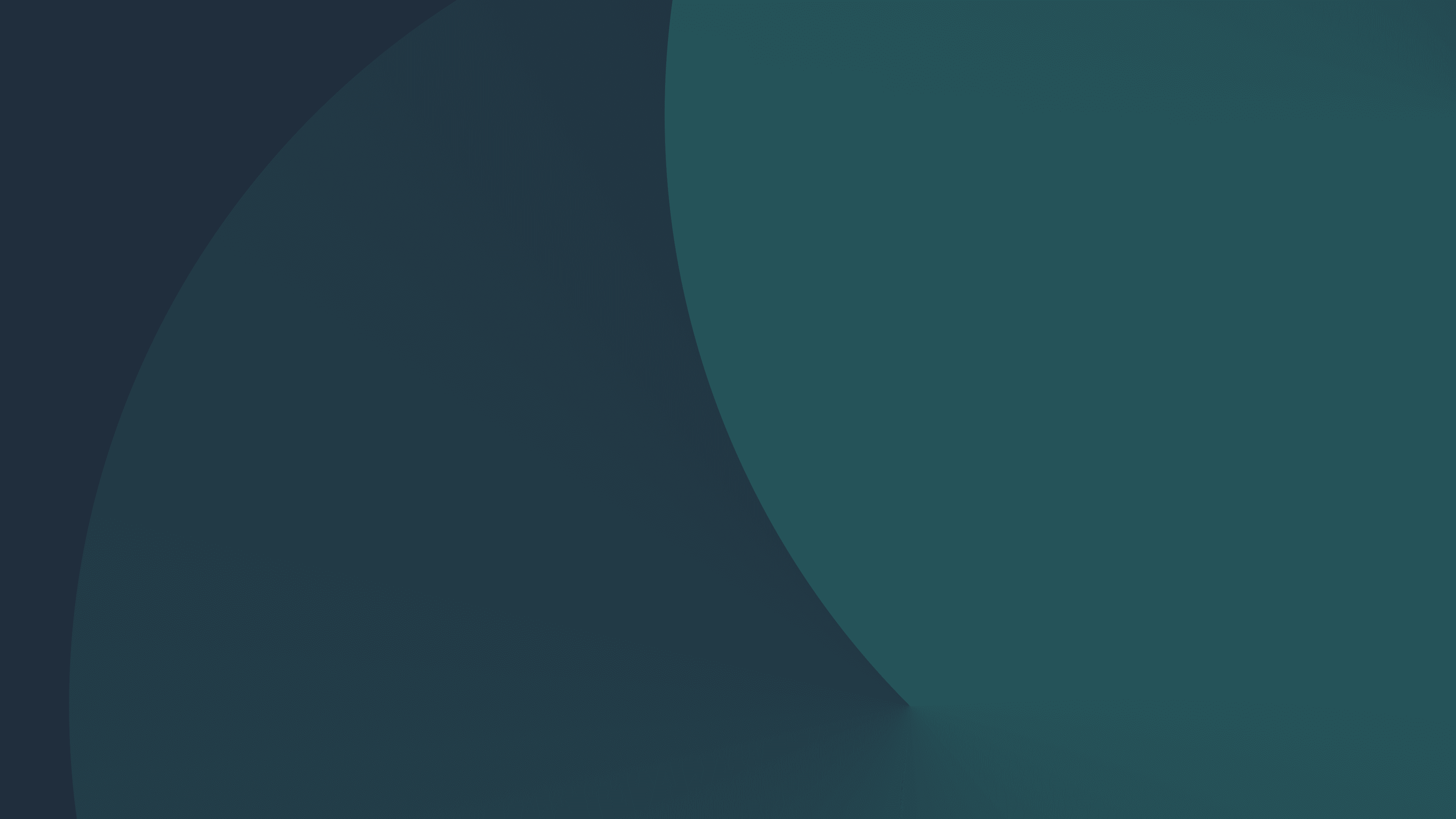 Charly abstract mark in layered teal arcs